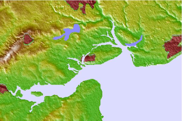 Tide stations located close to West Mersea