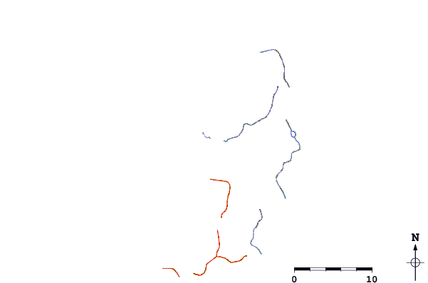 Roads and rivers around West Passage, Palau Islands