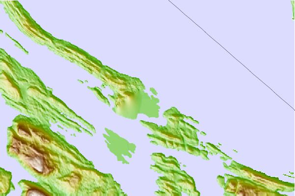 Tide stations located close to Whaler Bay, British Columbia