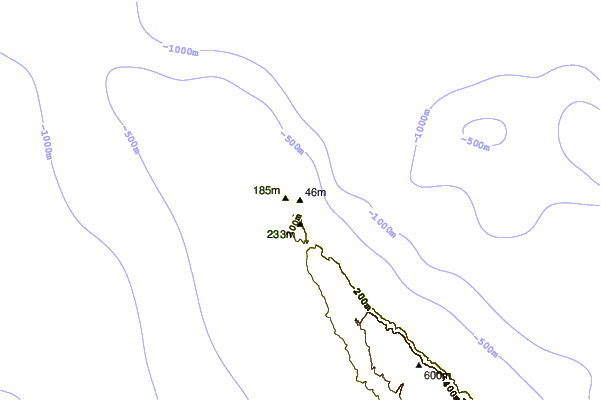 Shoreline around Wilson Cove, San Clemente Island, California