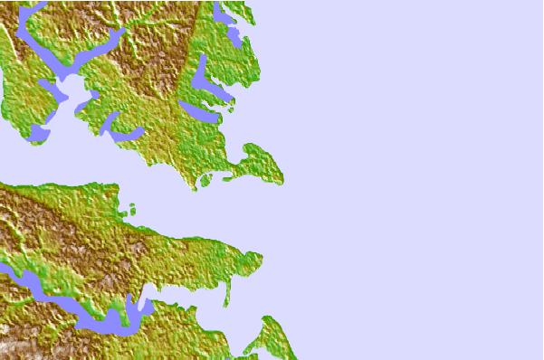 Tide stations located close to Windmill Point, Rappahannock River, Virginia