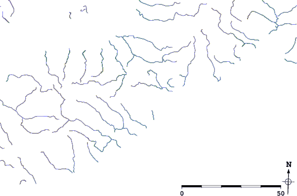 Roads and rivers around Winter Harbour, Nunavut/NWT