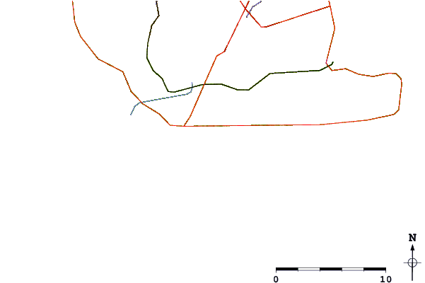 Roads and rivers around Wood Islands, Nova Scotia