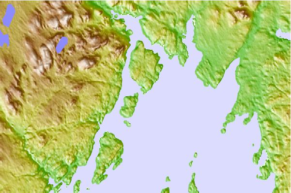 Tide stations located close to Woody Island, Newfoundland