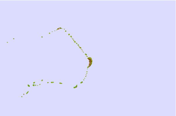 Tide stations located close to Wotje Atoll, Marshall Islands