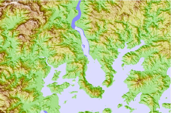 Tide stations located close to Xiabaishi