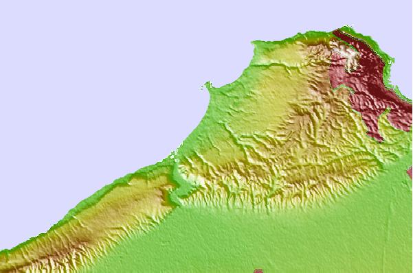 Tide stations located close to Zeralda