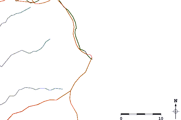 Roads and rivers around Zouila