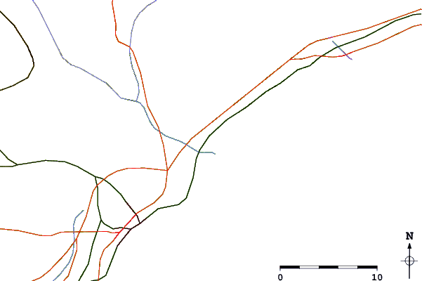 Roads and rivers around el Campello