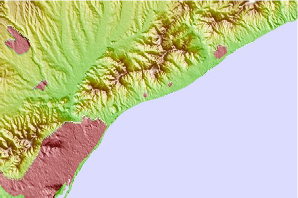 Tide stations located close to el Masnou