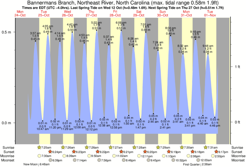 Ocracoke Tide Chart