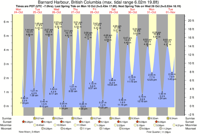 Port Mcneill Tide Chart