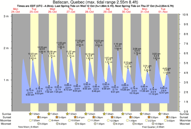 Daniel Island Tide Chart