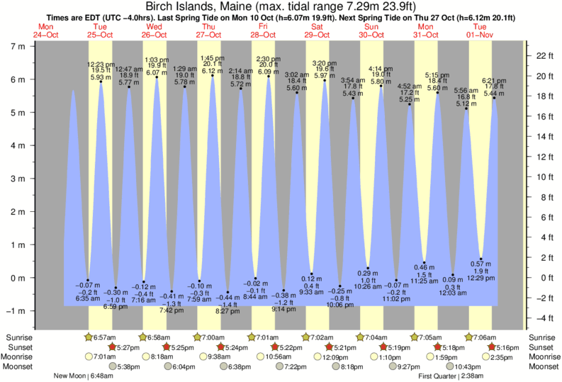 Birch Bay Tide Chart