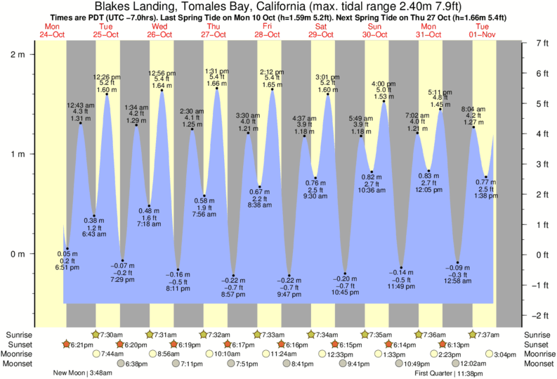 Tomales Bay Tide Chart