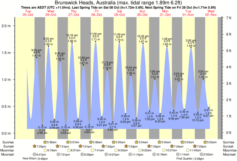 Brunswick Heads Tide Chart