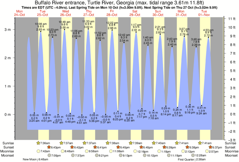 Savannah River Tide Chart