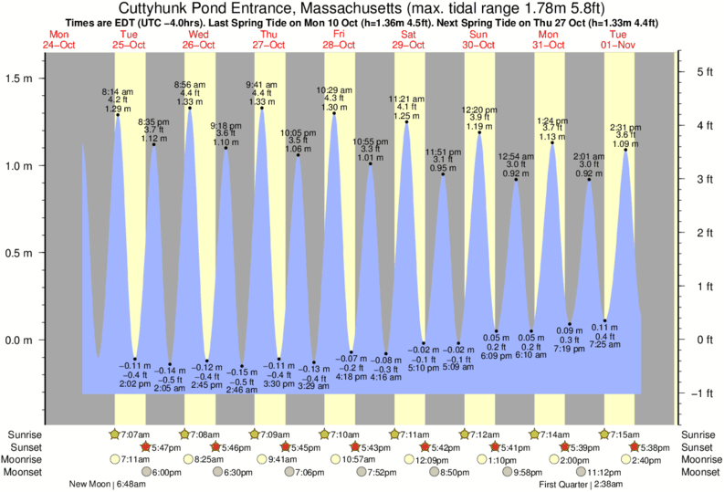 Sesuit Harbor Tide Chart