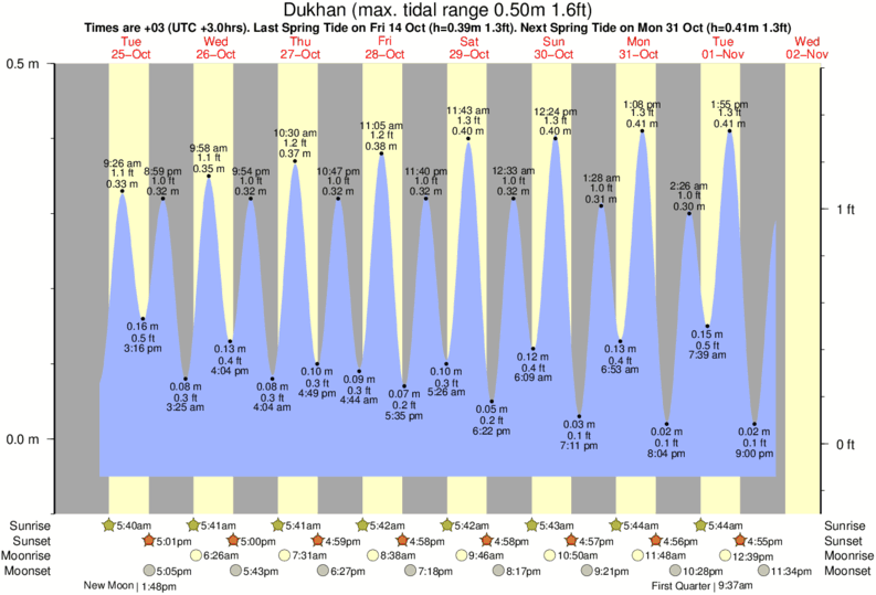 Mobile Tide Chart