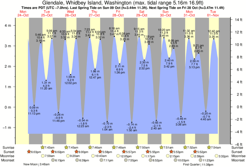 Admiralty Inlet Tide Chart