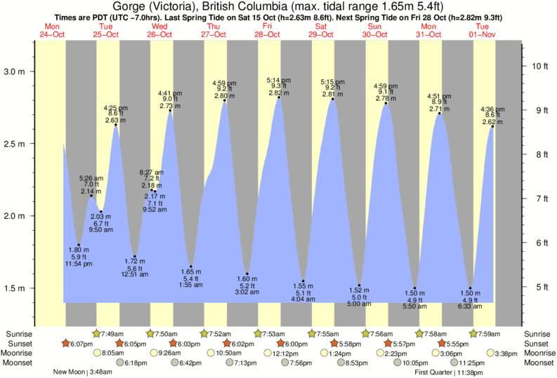 Tide Chart Victoria Bc