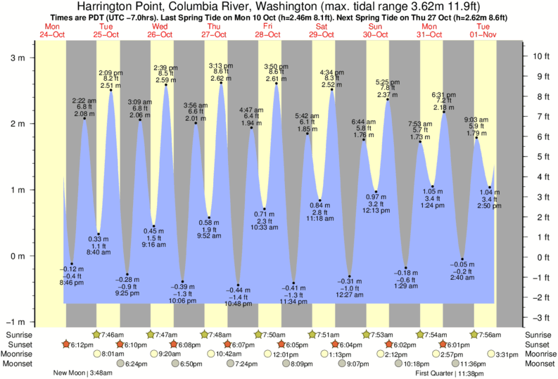 Commencement Bay Tide Chart