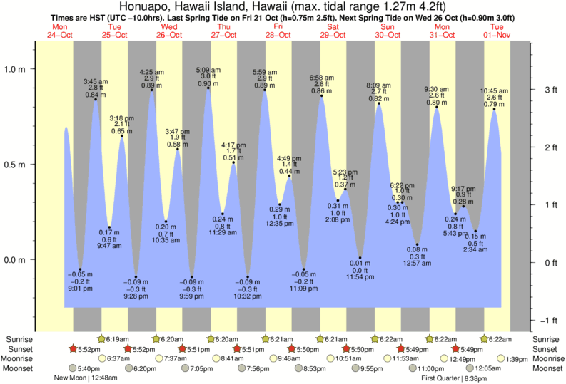 Hilo Hawaii Tide Chart