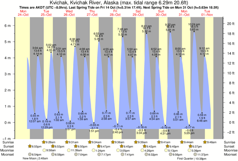 Anchorage Tide Chart