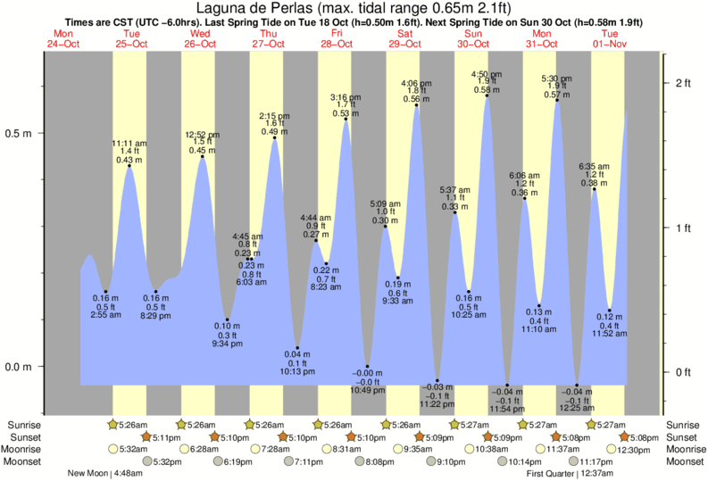 Tide Times and Tide Chart for Laguna de Perlas