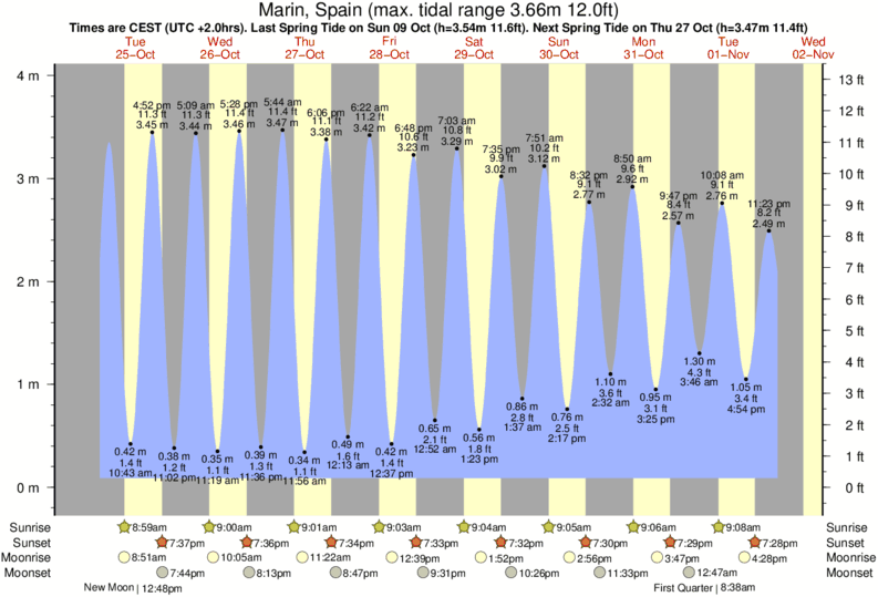 Marin County Tide Chart