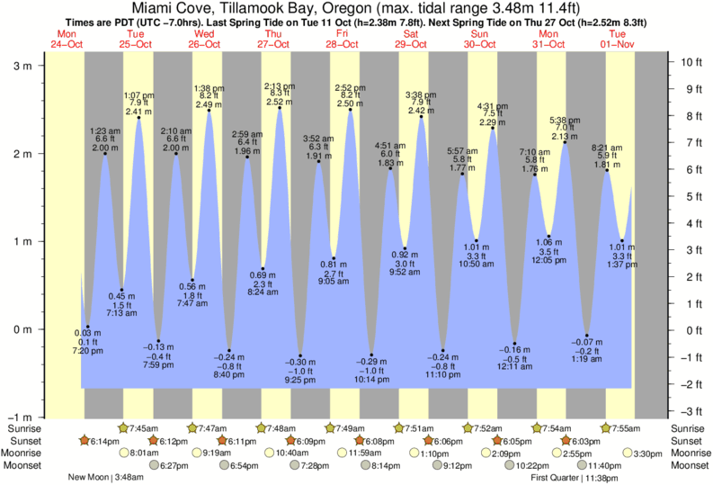 Brookings Oregon Tide Chart