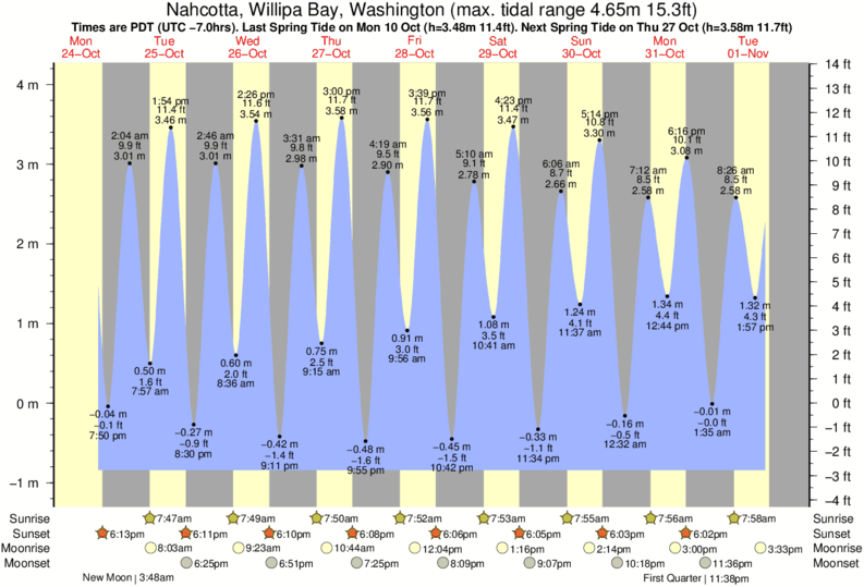 Discovery Bay Tide Chart