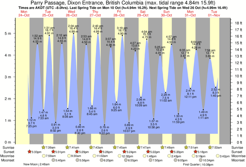 Port Mcneill Tide Chart