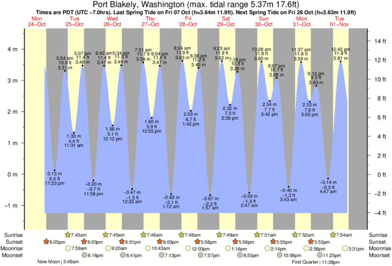 Port Of Everett Tide Chart