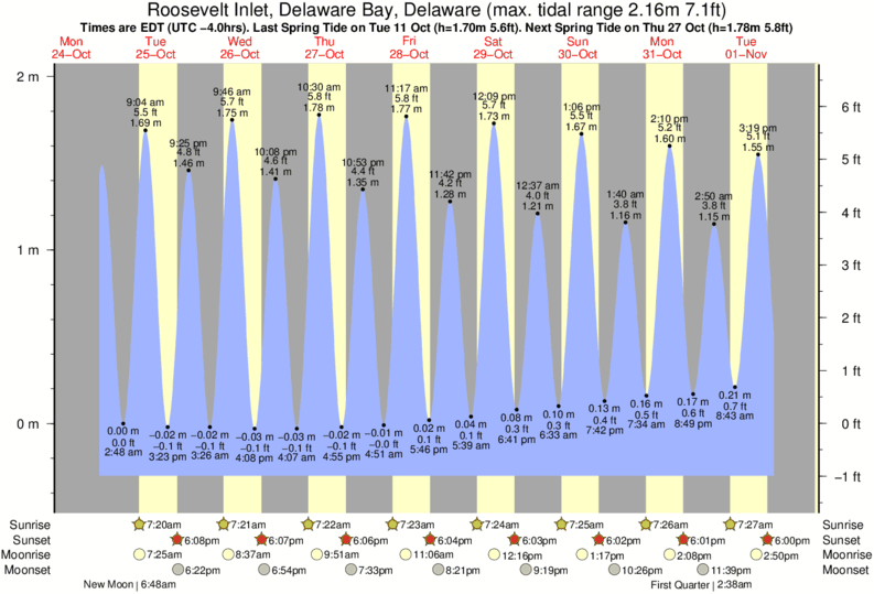 Roosevelt Inlet Tide Chart