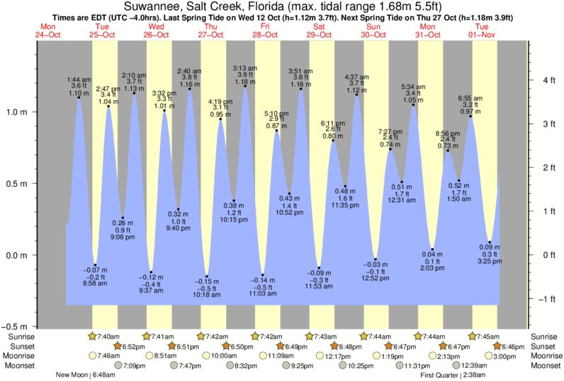 Suwannee River Tide Chart