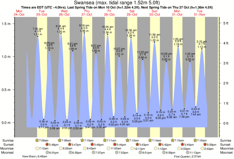 Swansea Tide Chart