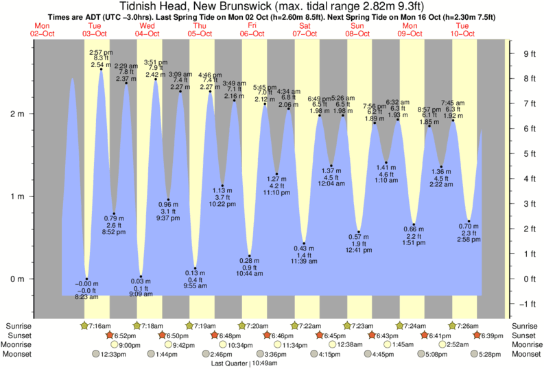 Amherst Shore Tide Chart 2018