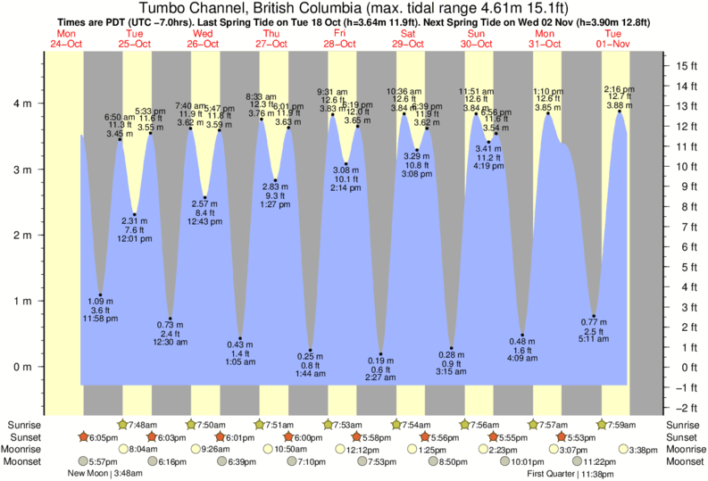 Denman Island Tide Chart