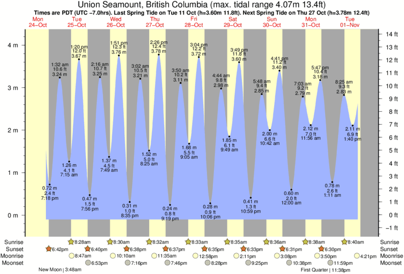 New Westminster Tide Chart